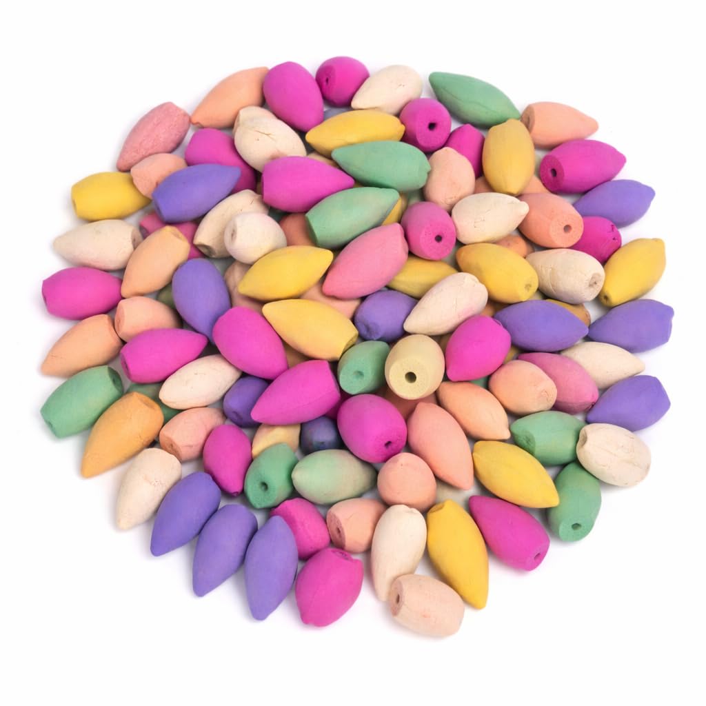 TANNESS 100 PCS Backflow Incense Cones for Waterfall Burner - 10 Mixed Natural Scents Includes Rose, Jasmine, Lily, Mint, Lavender and More for Relaxation Air Purification Meditation Yoga Gift