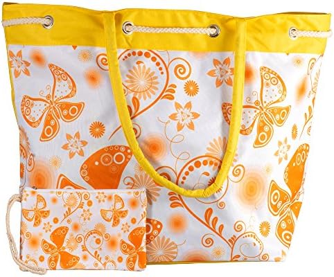 Fresko Shoes Women’s Beach Bag – Medium Size with Butterfly Print