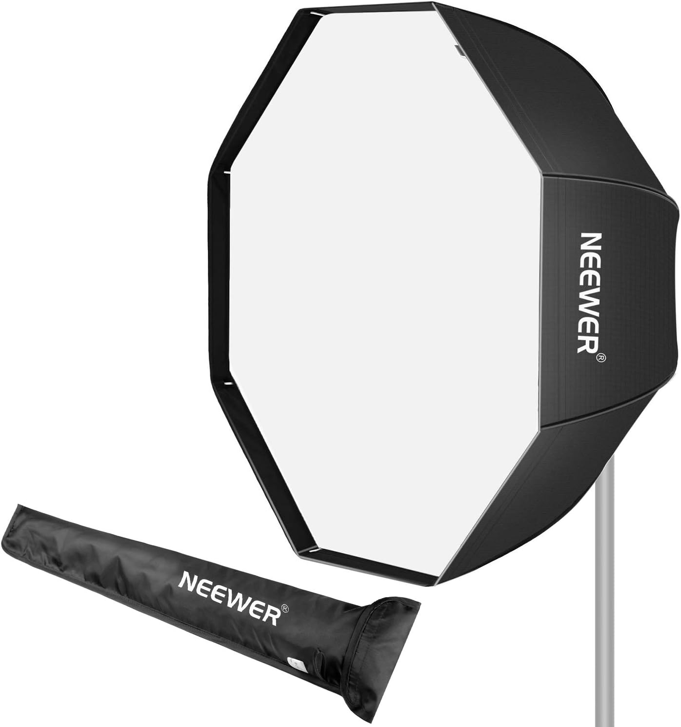 Neewer 37.5inches/95centimeters Octagon Softbox with Carrying Bag Compatible with Speedlite, Studio Flash