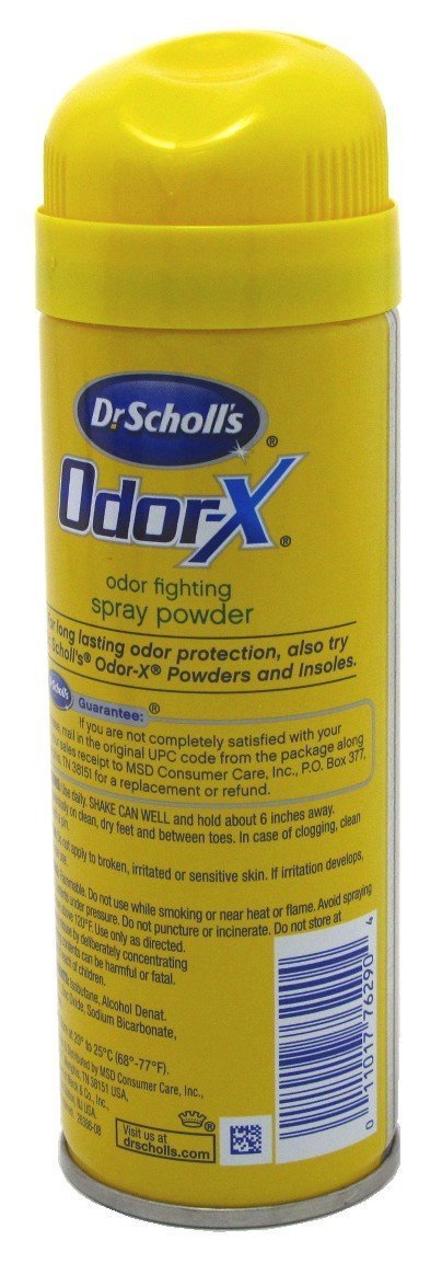 Dr. Scholls Odor X With Sweatmax Spray Powder 4.7 Ounce (139ml) (2 Pack) : Beauty