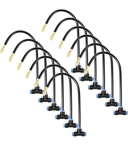 10 Buses De Brumisation En Laiton - Buse De Pulvérisation 0.2mm, Faible Pression, Tête De Spray