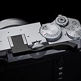 Iborrys Thumb Up Grip ，Compatible with Fujifilm Fuji GFX100RF Camera, Hot Shoe Thumb Rest Support Grip ，Original All-Aluminum Retro Diamond Engraving Technology | Improves Shooting Stability (Black)