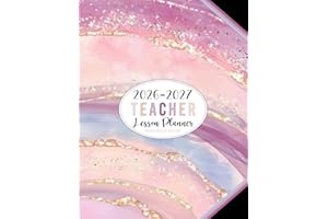 2026-2027 Teacher Lesson Planner: Academic Year Weekly and Monthly Class Organizer with Calendar | Grade and Record book for 