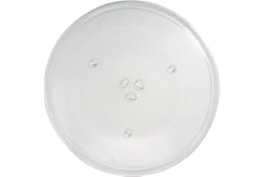 UPSTART COMPONENTS WB49X10063 Microwave Glass Turntable Plate Replacement for General Electric JVM7195SK3SS - Compatible with WB49X10063 14 1/8 Inch Glass Tray