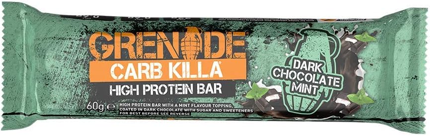 Grenade High Protein, Low Sugar Bar - Dark Chocolate Mint, 12 x 60 g, New - Image 3