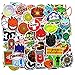 Brand Laptop Stickers 100 Pcs Pack Cool Vinyl Waterproof Sticker Skateboard Pad MacBook Car Snowboard Bicycle Luggage Decal