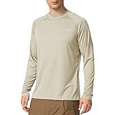 baleaf Men's Sun Protection Shirts UV SPF UPF 50+ Long Sleeve Rash Guard Fishing Running Quick Dry Lightweight