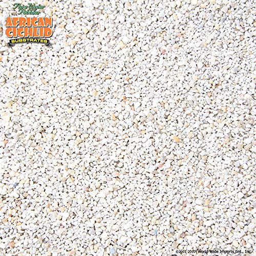 Pure Water Pebbles African Cichlid Substrate Rift Lake Gravel 20 LB- Dry- Natural Rift Lake Gravel