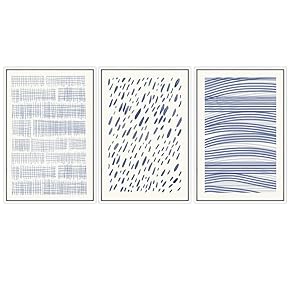 signwin 3 Piece Framed Canvas Wall Art Colorful...