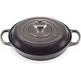 Le Creuset Enameled Cast Iron Signature Braiser, 2.25 qt., Oyster