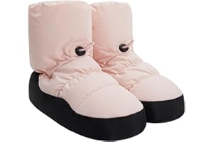 Dance Booties Ballet Booties for Girls, Anti-Slip Ballet Warm up with Adjustable Drawstring Dance Shoes for Women
