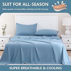 MEISHANG California King Size Sheet Set, Soft