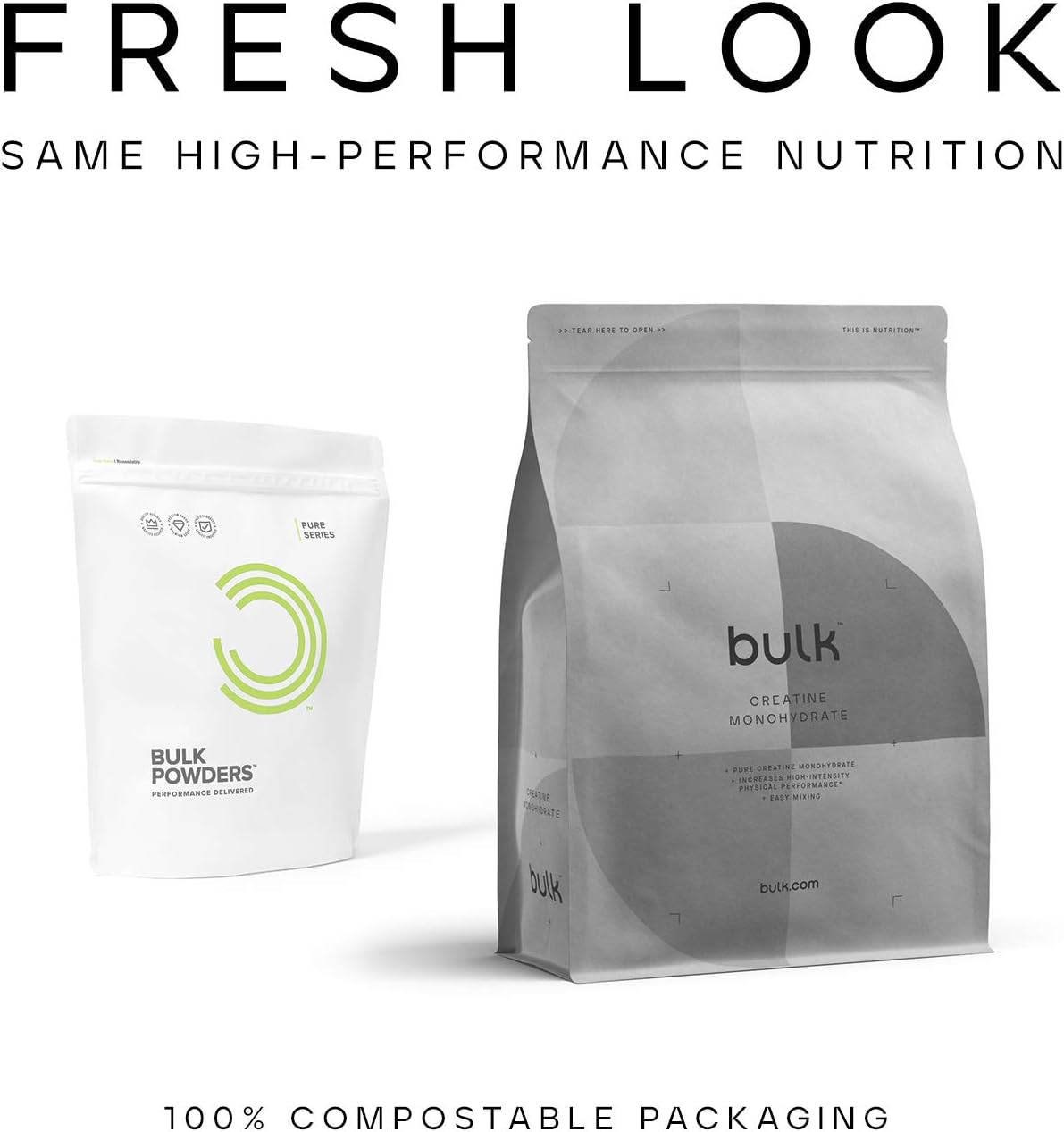 Bulk Creatine Monohydrate Powder, Apple and Lime, 500 g, 100 Servings, Packaging May Vary, Unflavoured, Mixed Berry - Image 3