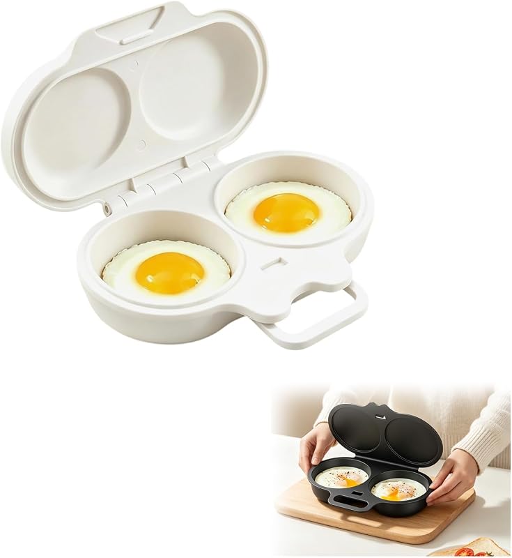 Ovos de caça furtiva para ovos de micro-ondas 2 cavidades