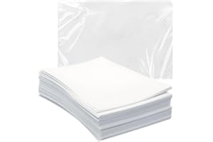 Iconikal 130-Sheet Gift Wrap Tissue Paper 20x14-Inch White Premium for Crafts Gift Baskets Floral Arrangements Art Projects Party Decor Bulk Pack