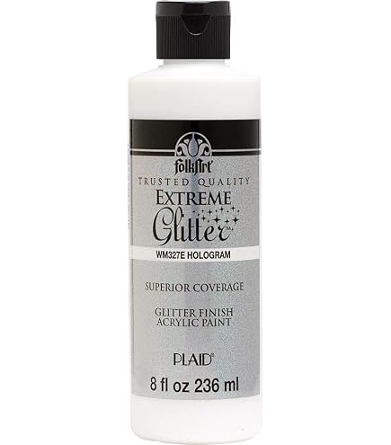 Vernice Acrilica Glitter FolkArt Sea Sparkle | 56,7 G Di Colore Brillante Estremo | Finitura Scintillante Per Arti E Mestieri