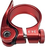 PLATT Aluminium Quick Release Bike Seatpost Clamp 28.6/31.8/34.9mm view 5