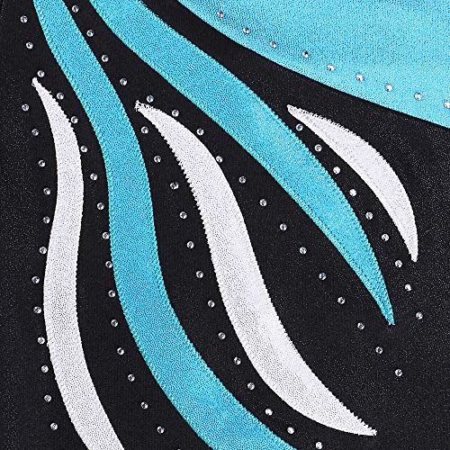 image for BAOHULU Leotard for Toddler Girls Gymnastics Shorts Sparkle Embroidery
