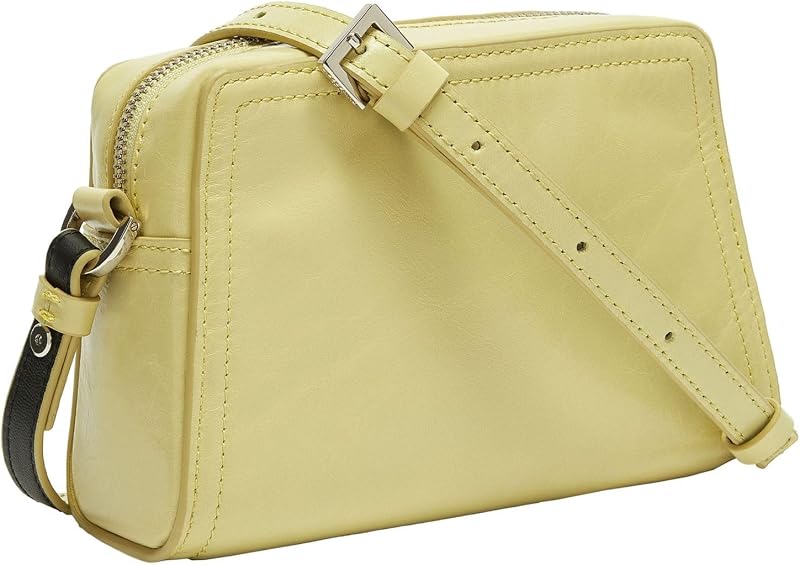 BERLIN Umhängetasche Chudy Paper Touch Crinkle Crossbody Light Mimosa hellgrün