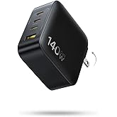 Baseus PD3.1 140W USB C Charger, PPS Fast Charger Type C, Fast Charging Block for MacBook Air/Pro, Pixelbook, iPad, iPhone 17/16 Series, Galaxy S25 Ultra and More