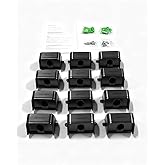 ASAHOM Wall-Mount Enclosure Kit for Govee Permanent Outdoor Lights 2（Model: H705B, H705C, H705D, H705E, H705F）, and Wall Mount Enclosure Kit for ASAHOM S1070 S1080 Permanent Outdoor Light, Black