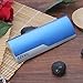 Ezeso Aluminum Eyeglasses Case for Small and Medium Frames (Blue)