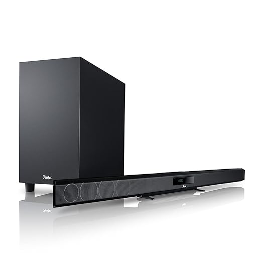 Teufel Cinebar 11 Schwarz 2.1 Heimkino Soundbar Bluetooth Wireless Subwoofer Dolby digital ARC CEC HDMI
