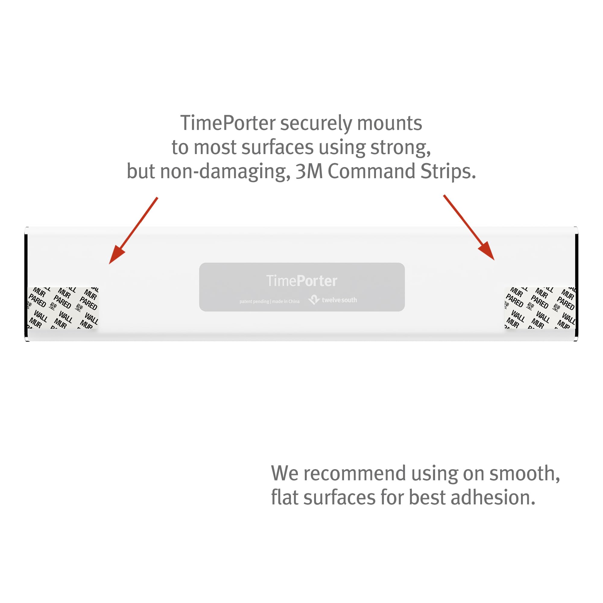 Twelve South Twelve South TimePorter Watch Strap Organiser - Compatible with Apple Watch Bands, Display & Wall Organiser, Fits All Brands, Watch Strap Storage Rack for Smart Watch