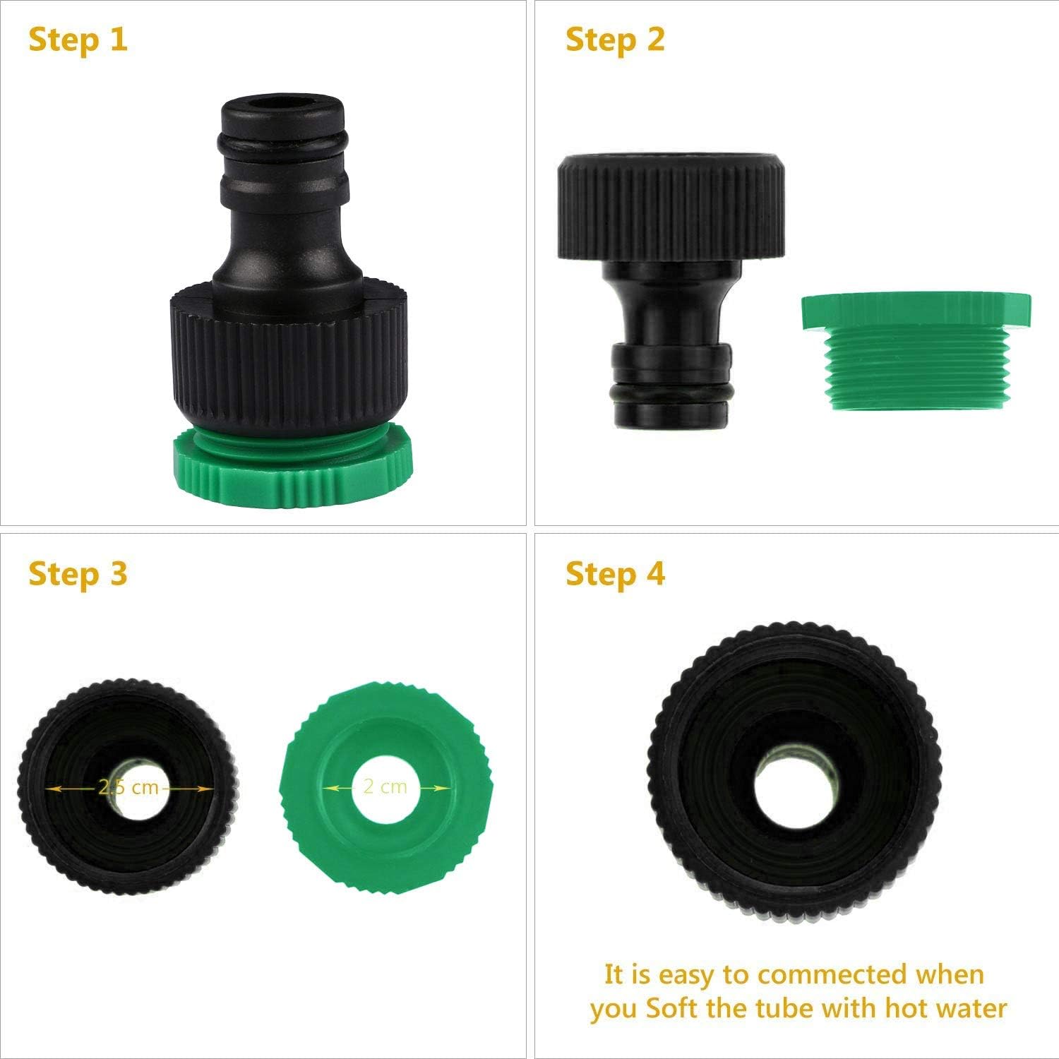 TedGem Kit de riego por goteo, sistema de riego automático DIY con ...