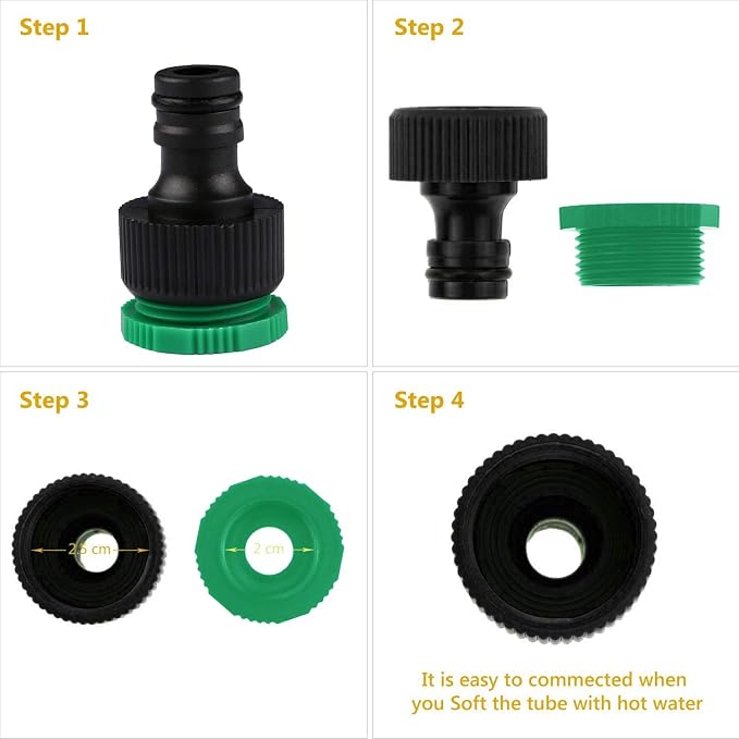 TedGem Kit de riego por goteo, sistema de riego automático DIY con ...