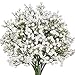 Artificial Fake Flowers Babys Breath/Gypsophila Bouquets for Wedding Home DIY Decoraction 7 PCS White
