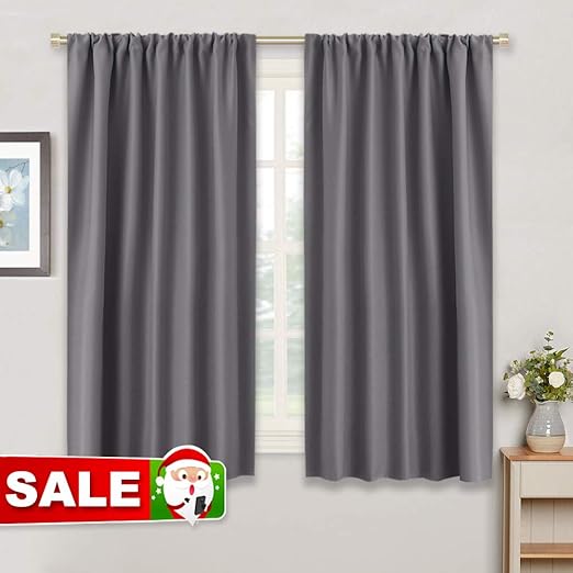 Amazon Com Ryb Home Bedroom Blackout Curtains Thermal Insulated