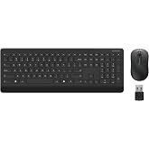 Incase Wireless Desktop 900 Keyboard and Mouse Combo - Designed by Microsoft &ndash; Quiet Touch Keys, Ambidextrous Design, Customizable Hotkeys, Two Year Battery Life &ndash; Black