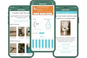 Flume 2X Smart Home Water Monitor and Leak Detector (Newest Model) – Real-Time Water Usage Tracking, Indoor/Outdoor Leak Alerts, Irrigation & Sprinkler Monitoring, Easy No-Plumbing Installation