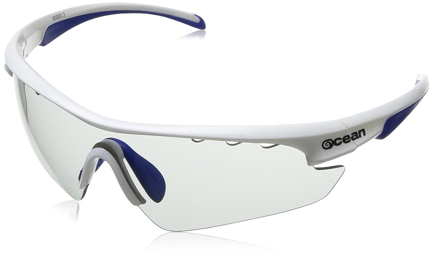 Ocean Sunglasses Ironman gafas de sol Montura : Blanca Azul Lentes :