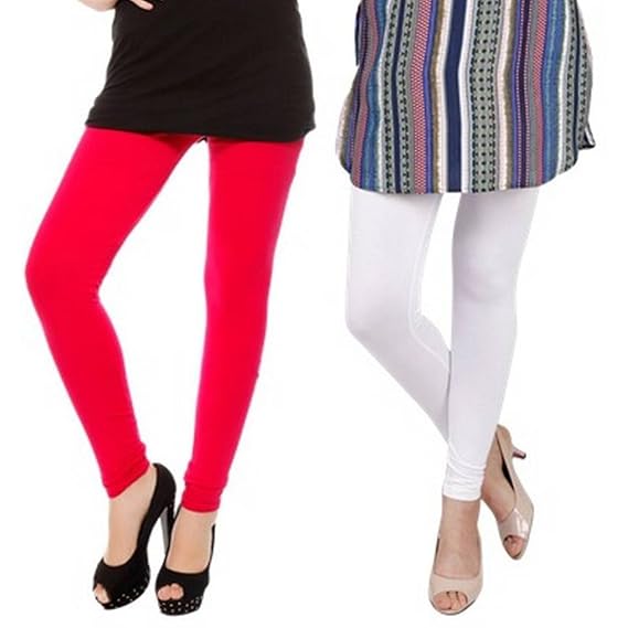 Gadgets Appliances For Women's Durable Washed Churidar Leggings (Pack of 2)