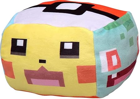 Amazon ポケットモンスター ポケモンクエスト ポクセルクッションぬいぐるみ ピカチュウとなかまたち ぬいぐるみ おもちゃ