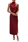 PRETTYGARDEN Women's 2025 Summer Satin Dress