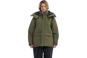 NOMADIKA Oversize Waterproof Ski Jacket Thick Snow Coats with Detachable Hood Winter Skiing Snowboard Jackets for Women Men