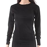 Champion KEW3-Duofold Varitherm Women's Thermal Long-Sleeve Shirt-S-Black