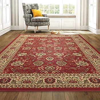 Mat 2 Feet X 3 Feet Non Slip Backing Masada Rugs Traditional Floral Mat Area Rug Washable Area Rugs