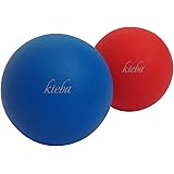 Kieba Massage Lacrosse Balls for Myofascial Release, Trigger Point Therapy, Muscle Knots, and Yoga Therapy. Set of 2 Firm Balls