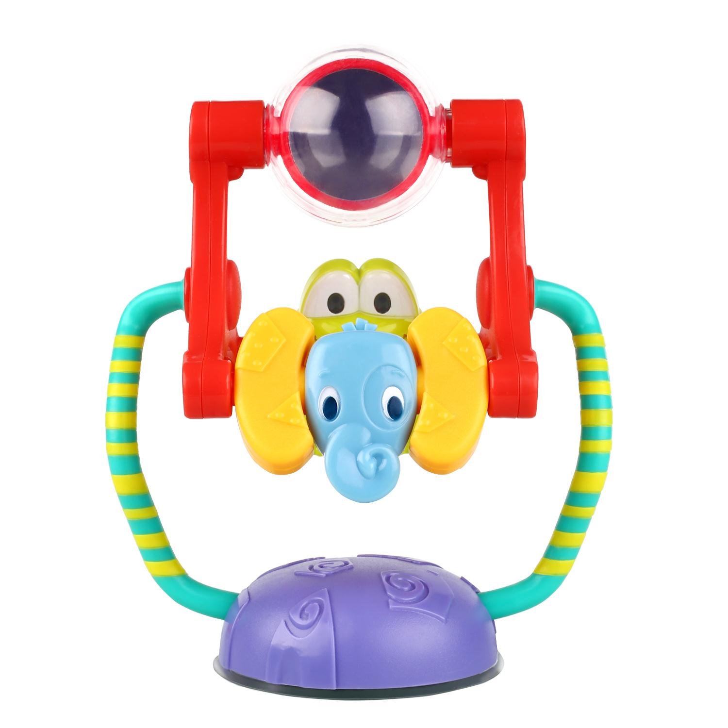 Peradix Juguete Electrónico Sonajeros y Aros de Animales para Bebé Sucker Juguete para Infantil Cochecito de Bebé