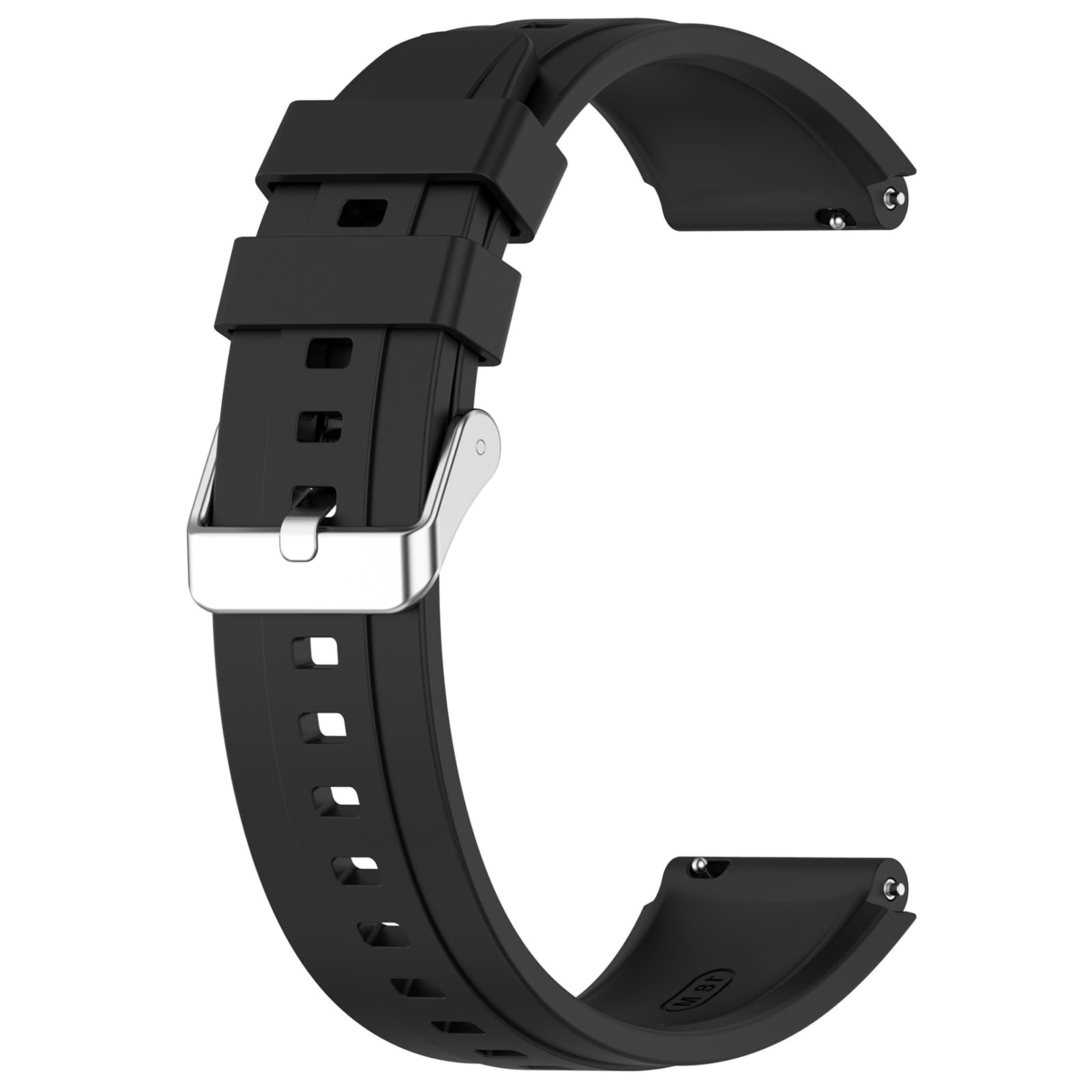 JYMYI 18mm Watch Strap for Huawei Watch GT4 41mm Wrist Straps, Sport Durable Silicone Armband, Replacement Band Bracelet Wristband for Huawei Watch GT4 41mm Smart Watch Band for Men Women (black)