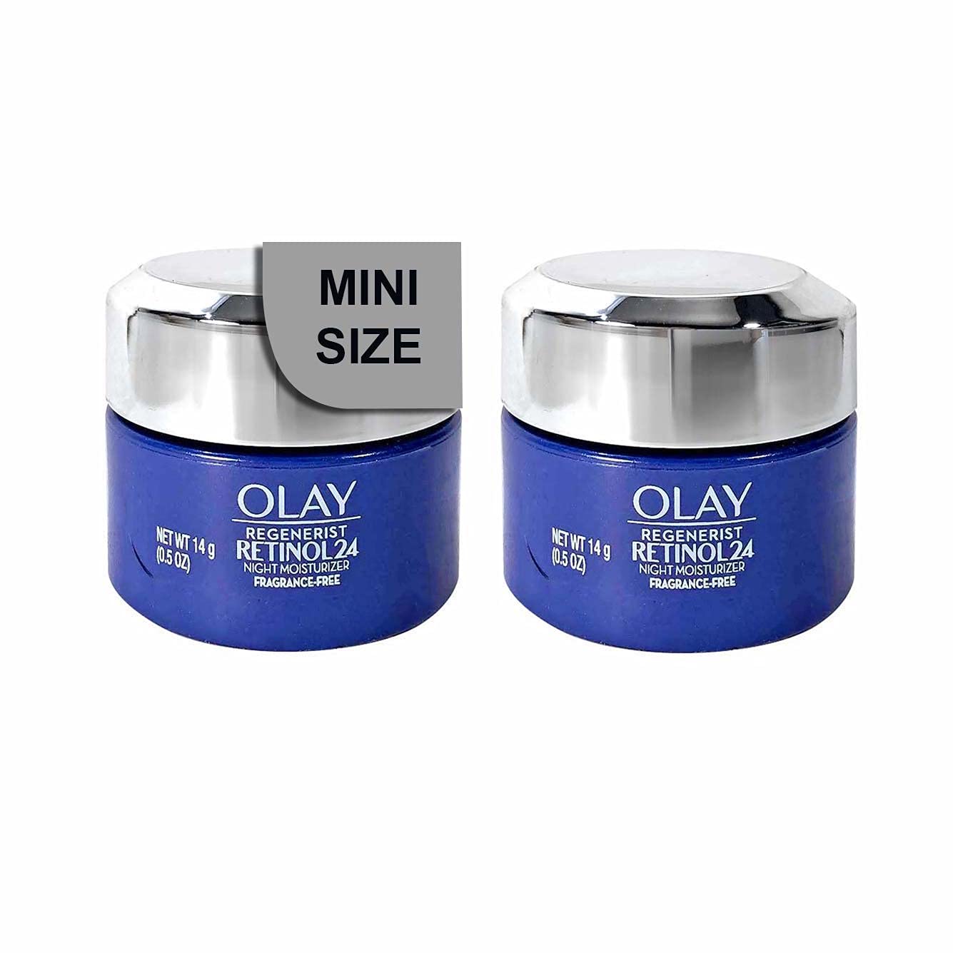 Photo 1 of (Pack of 2) ??ay Regenerist RETINOL 24 Night MOISTURIZER cream, Fragrance Free, MINI SIZE, 0.5 Fl Oz (14 g) EACH