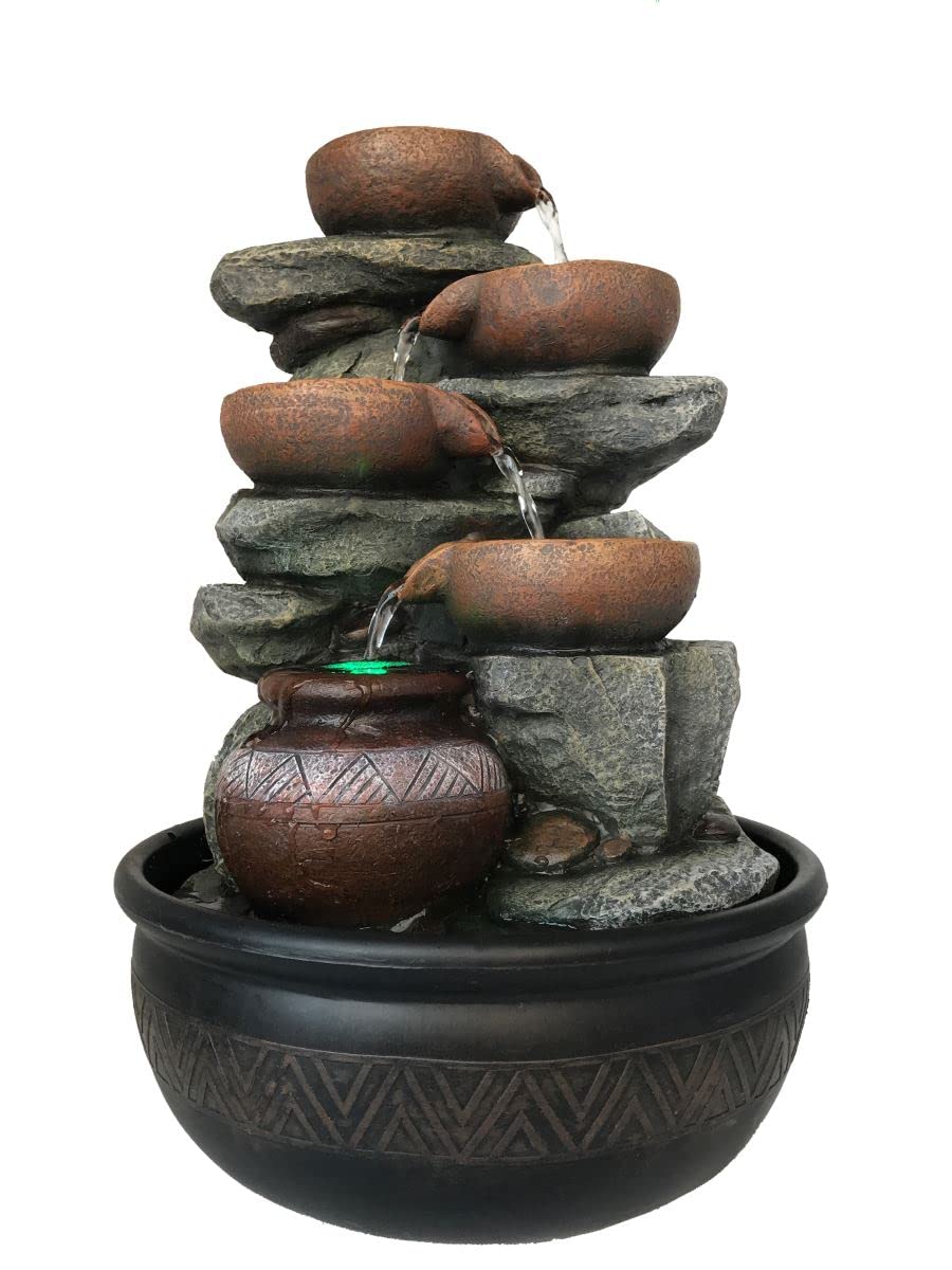 Globo Fontana Fountain, Gray, One Size