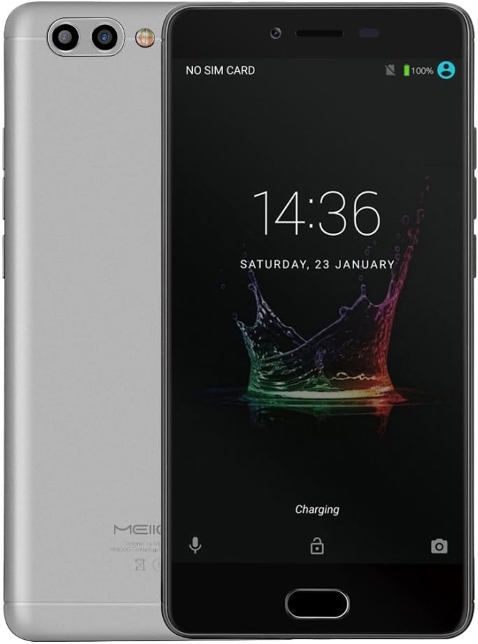 Meiigoo M1 6GB+64GB 5.5 Inch Android 7.0 MTK6757 Octa Core up to 2.3GHz WCDMA & GSM & FDD-LTE (Silver)