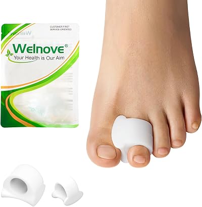 Welnove Gel Toe Separator Medium Toe Spacers Pack 12 Multi-Size