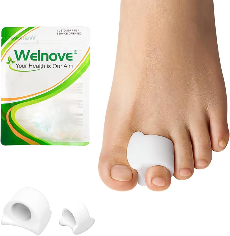 Welnove Gel Toe Separator Medium Toe Spacers Pack 12 Multi-Size