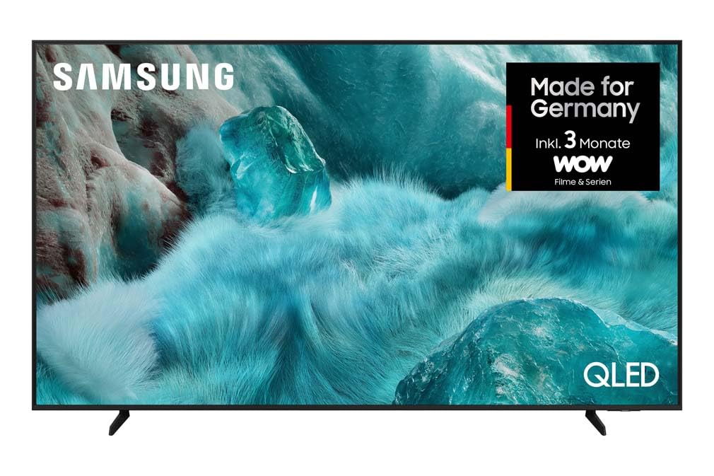Samsung QLED Q7F2 4K 85 Zoll (214 cm) UHD, Q4 AI Prozessor, Quantum Dot, Upscaling, Knox Security, Gaming Hub, Smart TV
